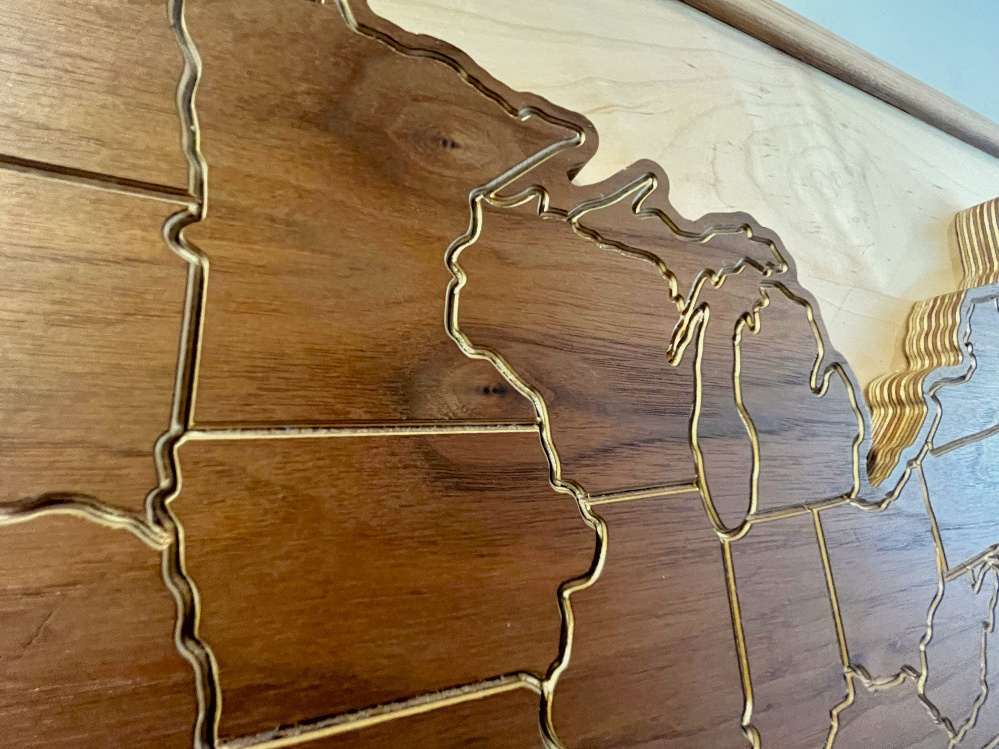 US Map Sign