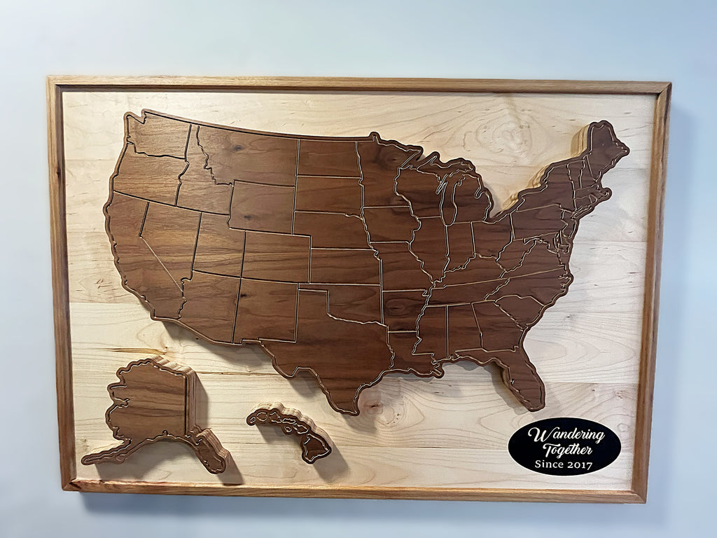 US Map Sign
