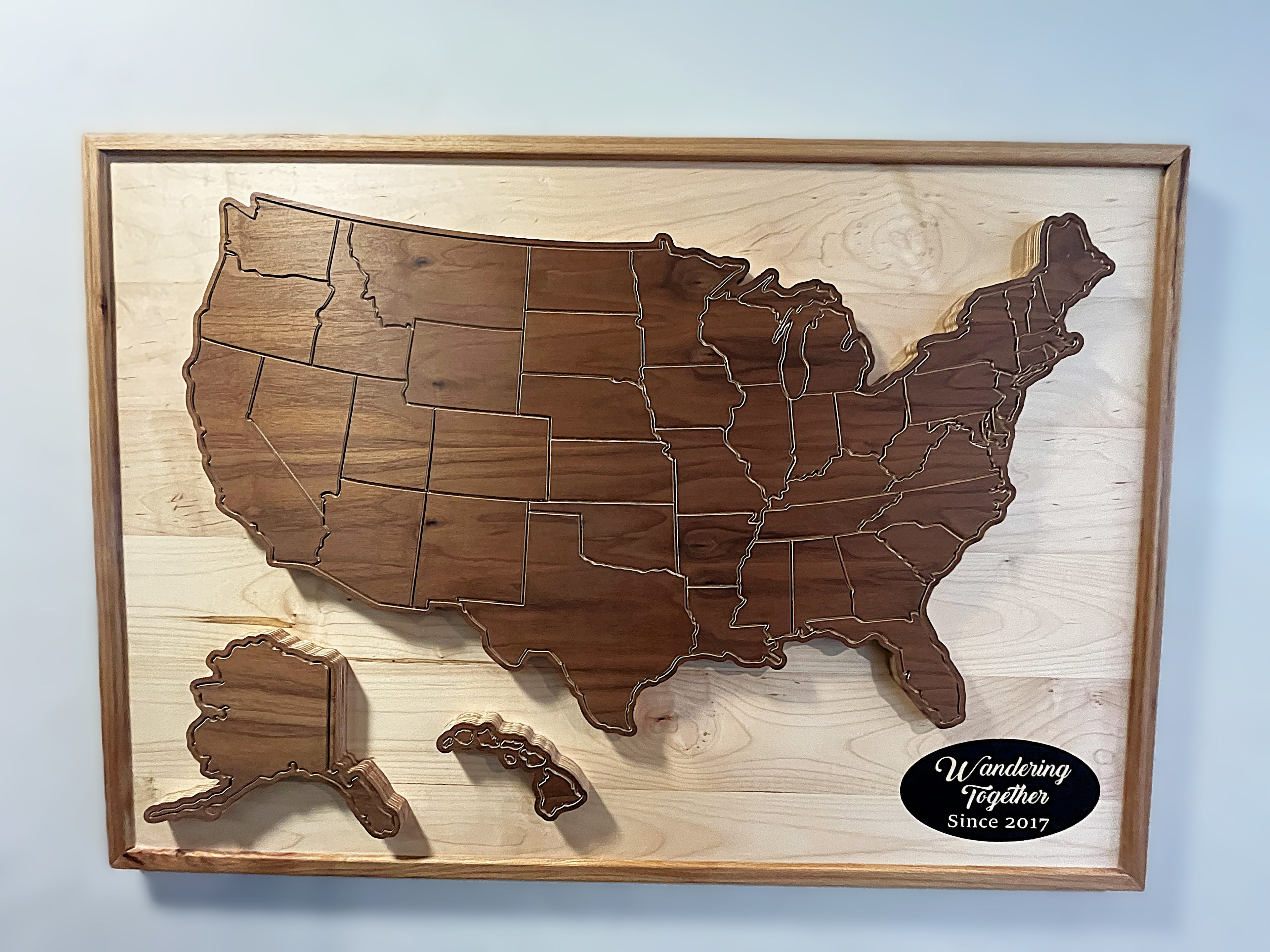 US Map Sign
