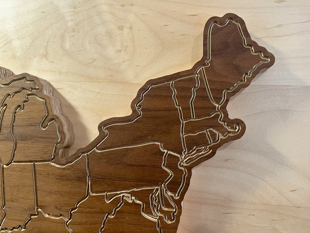 US Map Sign